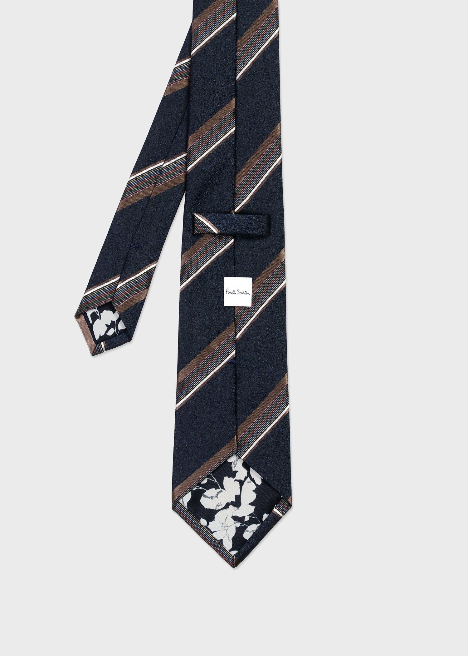 クラシック レジメンタル タイ（ネイビー） ｜ポール・スミス