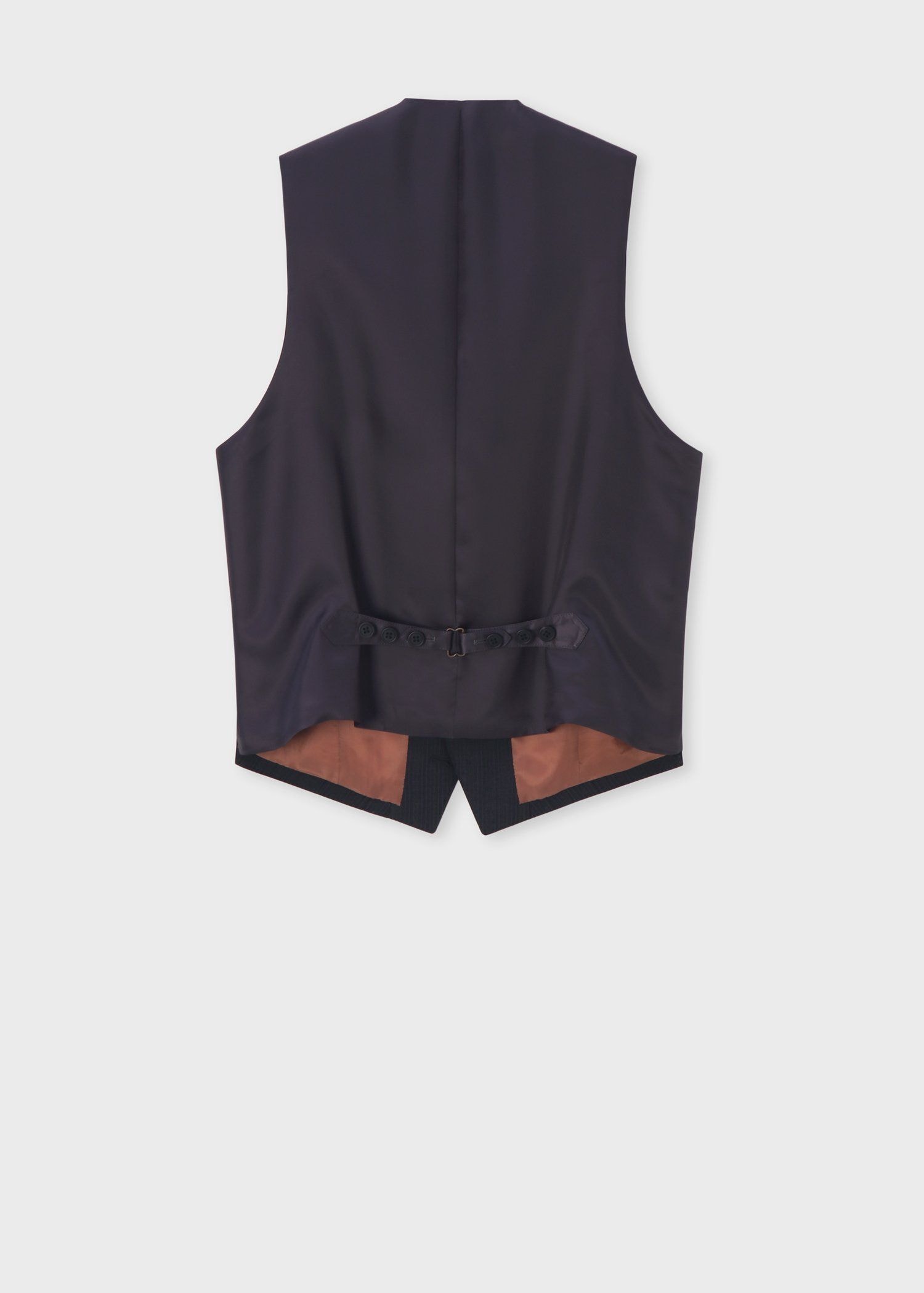 オルタネイトストライプ 6Bベスト（ダークグレー） ｜ポール・スミス