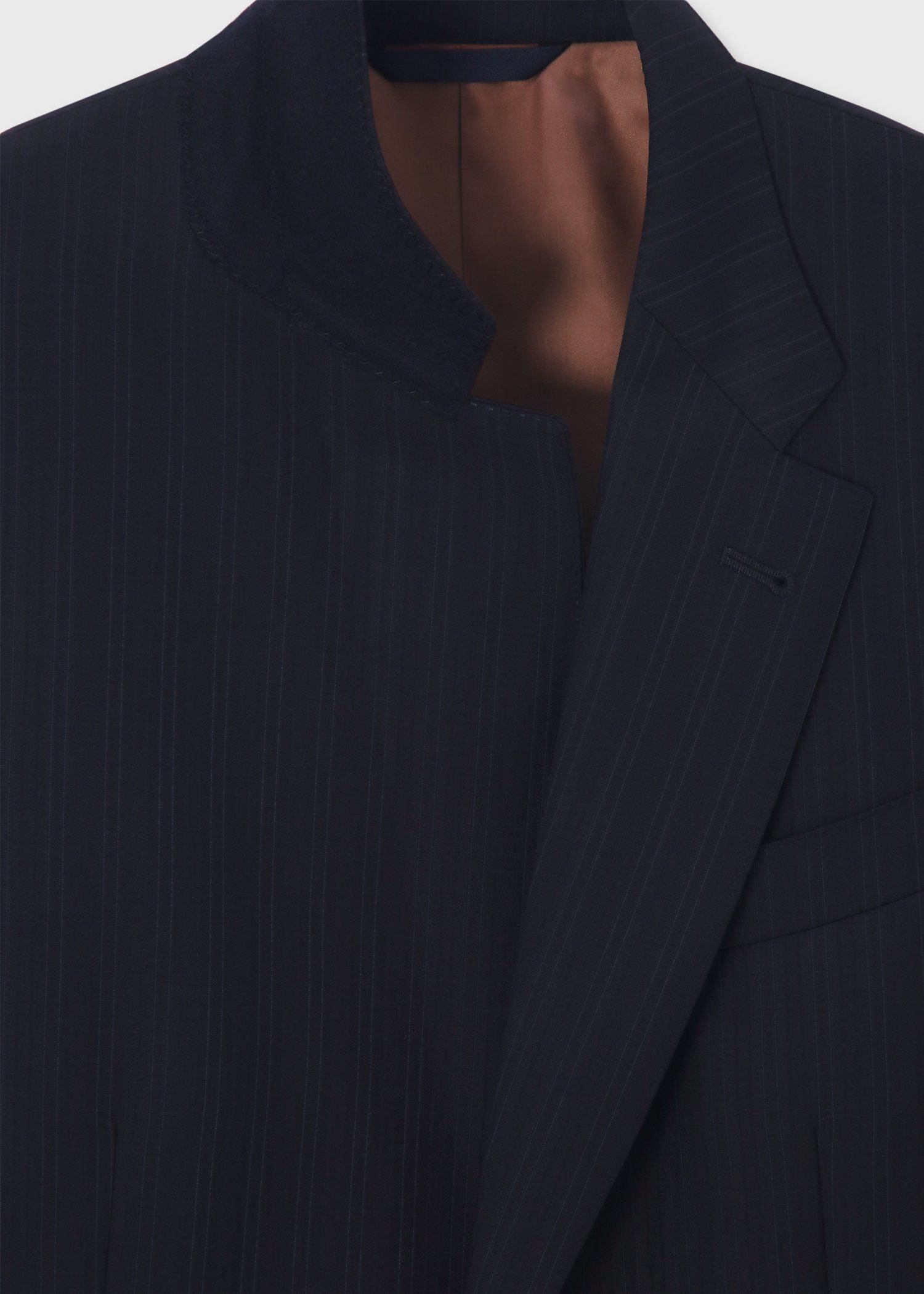 オルタネイトストライプ シングル2Bスーツ（ネイビー） ｜ポール・スミス