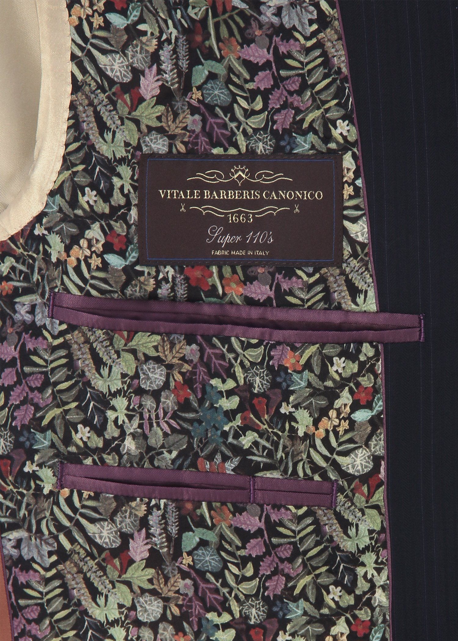 オルタネイトストライプ シングル2Bスーツ（ネイビー） ｜ポール・スミス