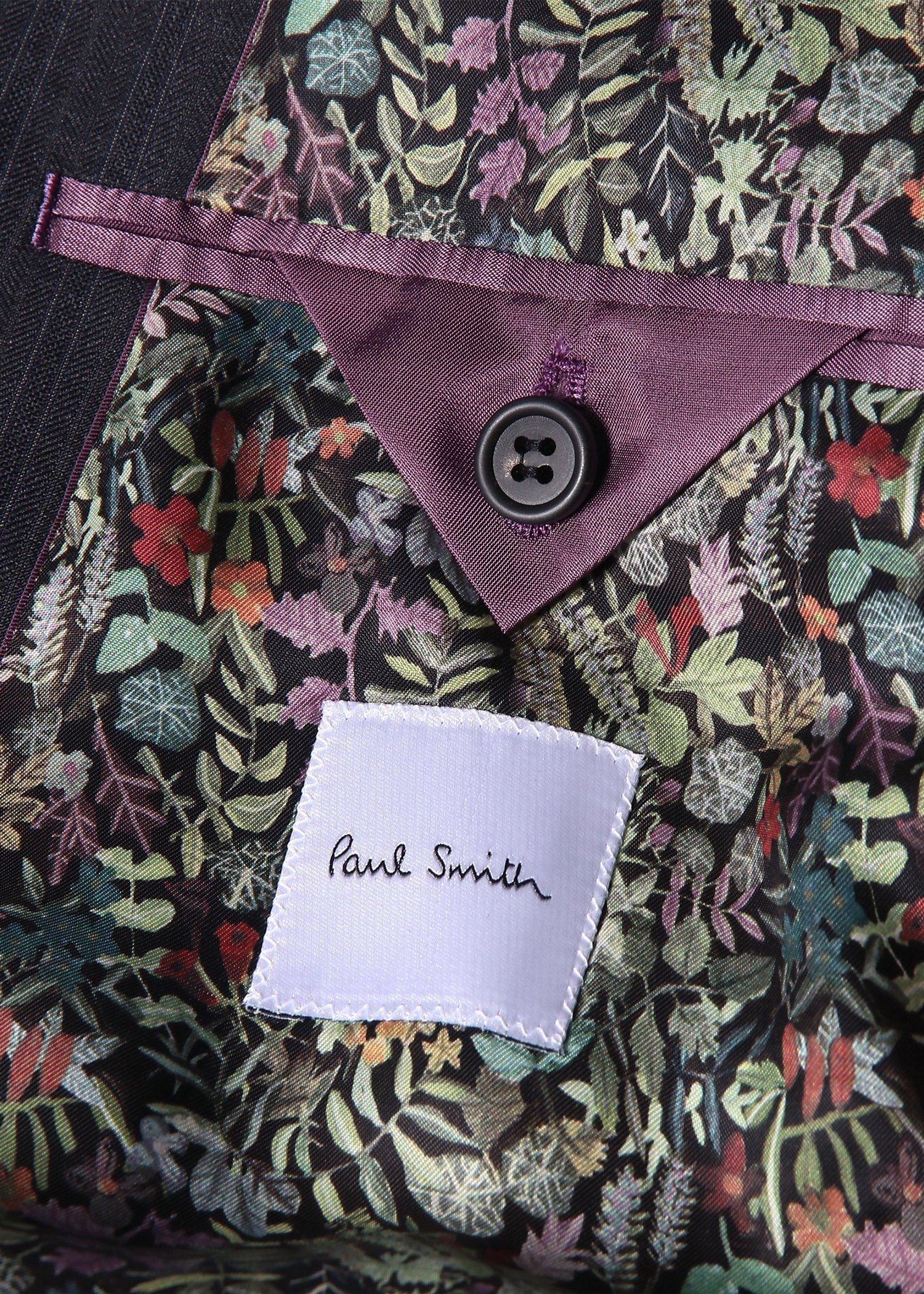 オルタネイトストライプ シングル2Bスーツ（ダークグレー） ｜ポール