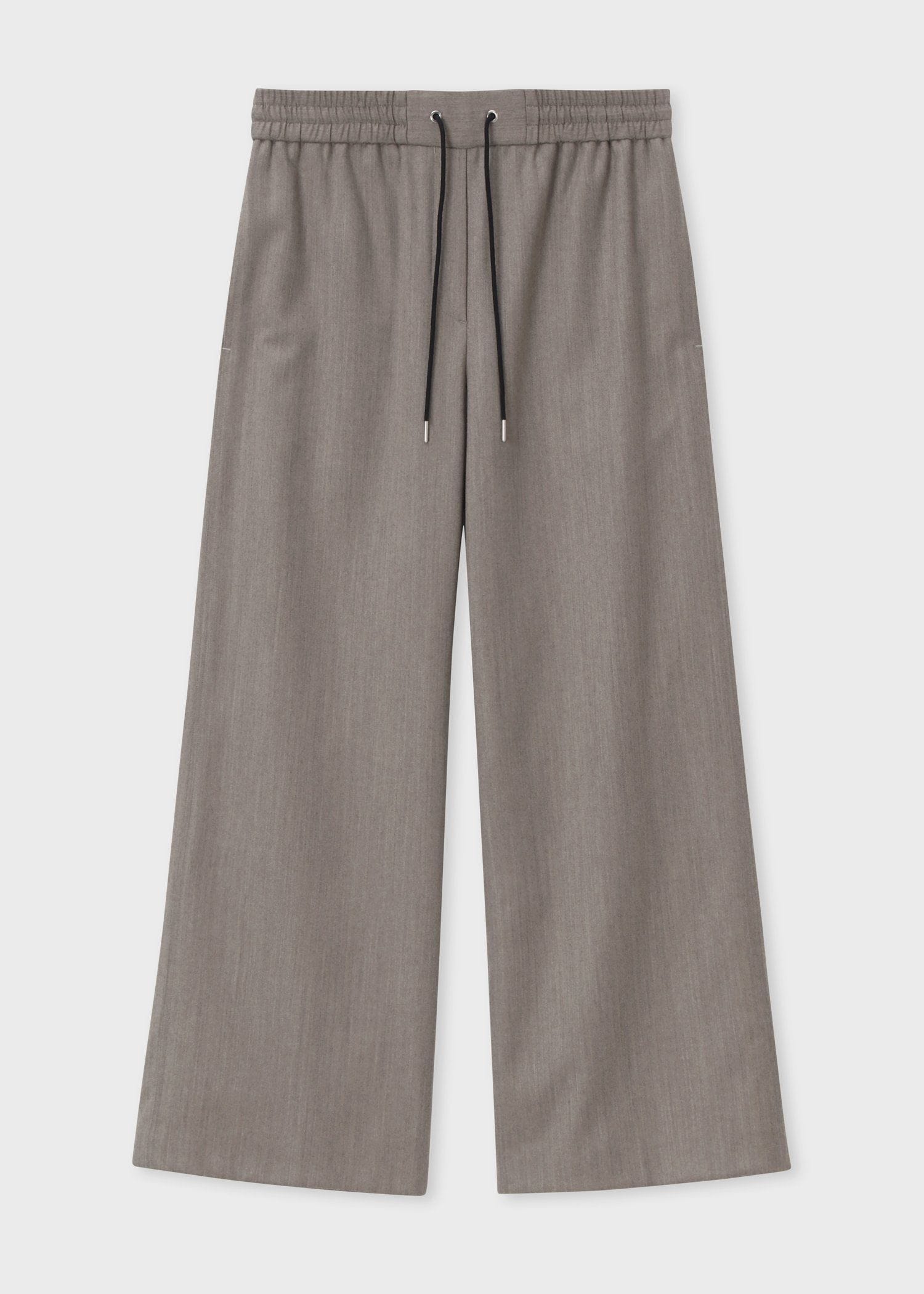 ウィメンズ ウールフランネル ワイドパンツ