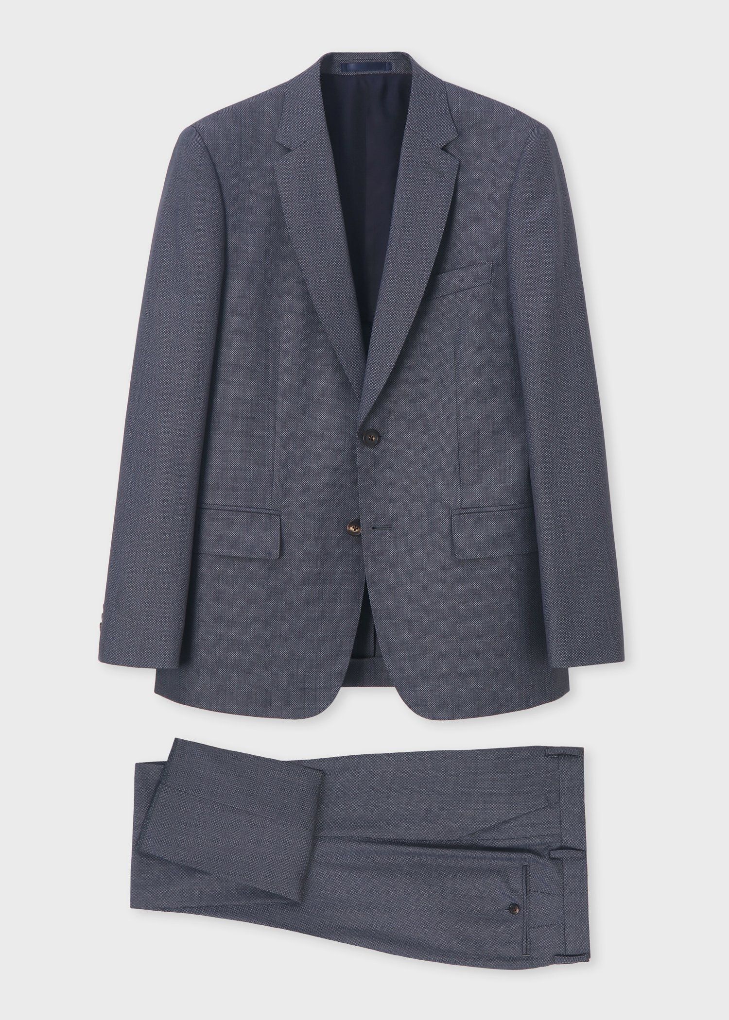 メランジバーズアイ シングル2Bスーツ（グレー） ｜ポール・スミス