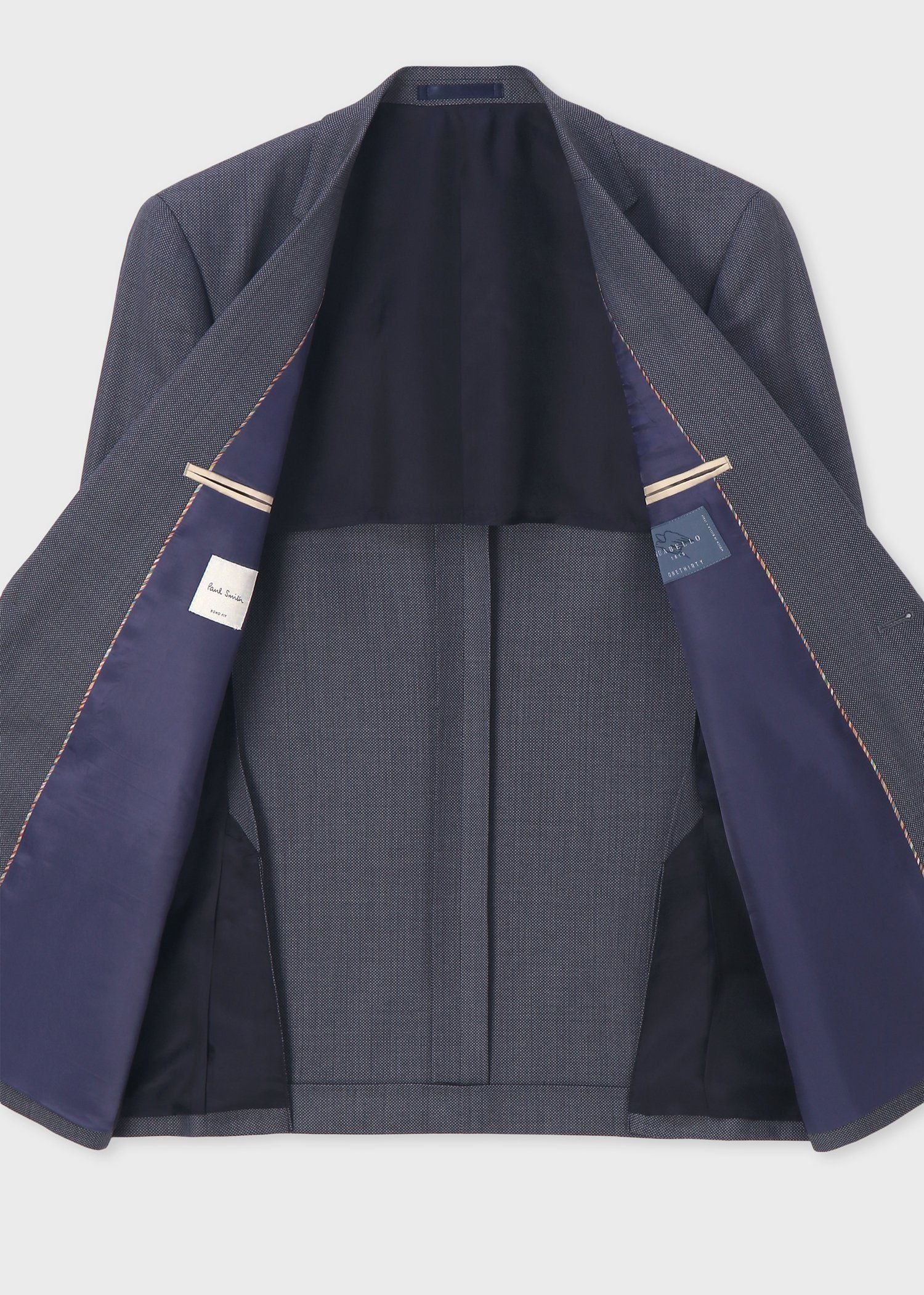 ポールスミス　新品　シングル2Bグレー 色スーツ メランジバーズアイ シングル2Bスーツ（グレー） ｜ポール・スミス