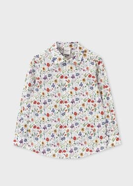 ジュニア リバティフローラルプリント シャツ
