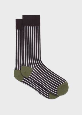 コントラストストライプ ソックス