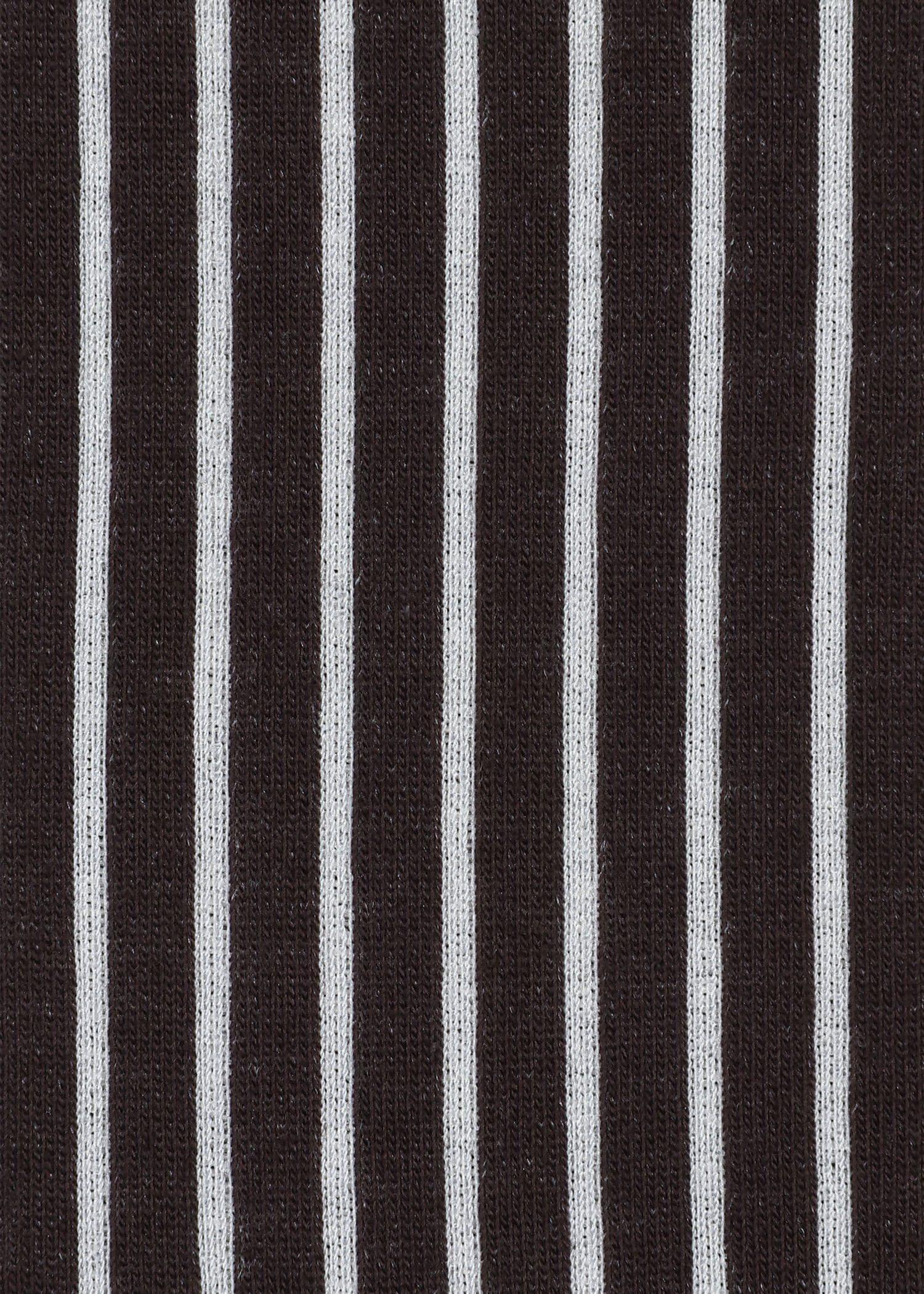 コントラストストライプ ソックス（ダークブラウン） ｜ポール・スミス