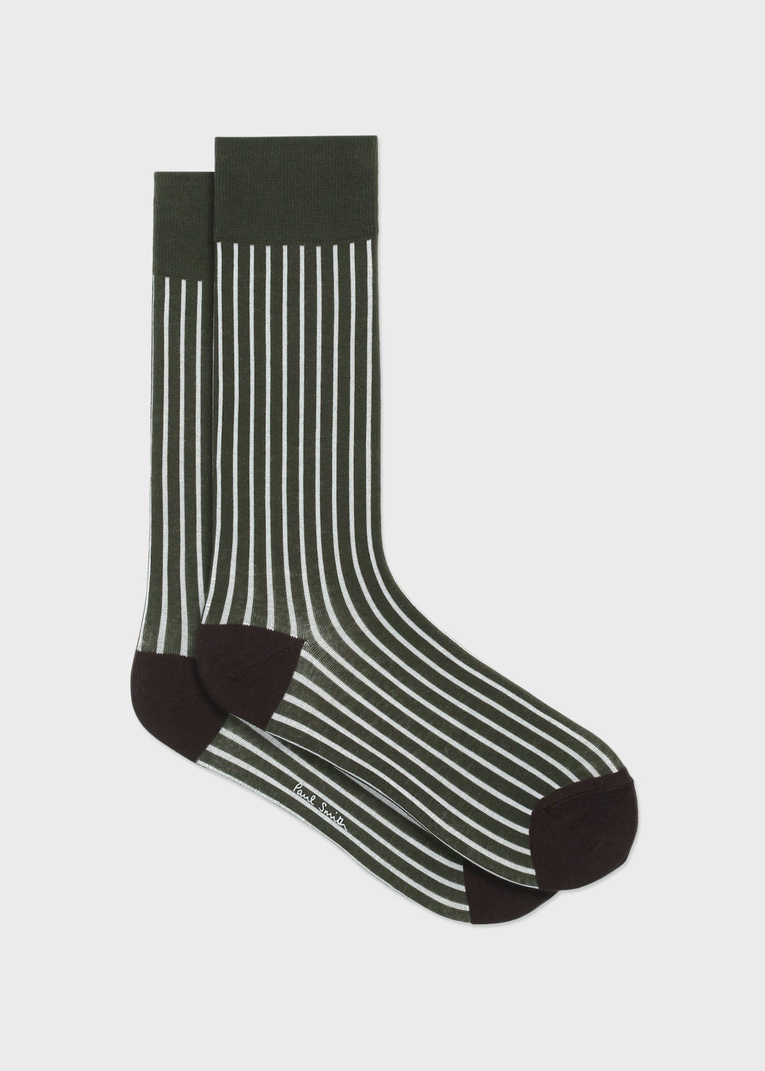 コントラストストライプ ソックス