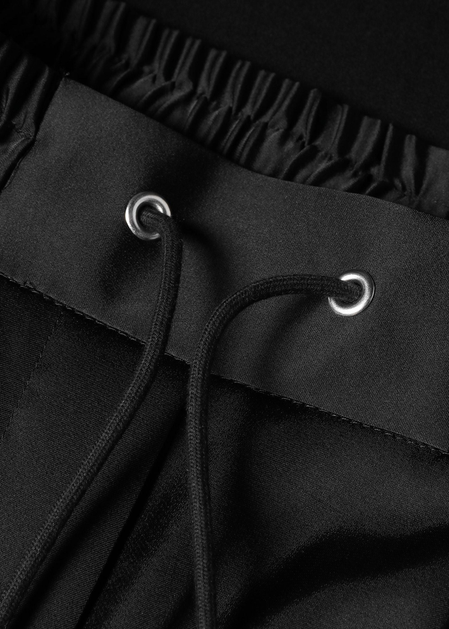 ウィメンズ サテン ストレートパンツ