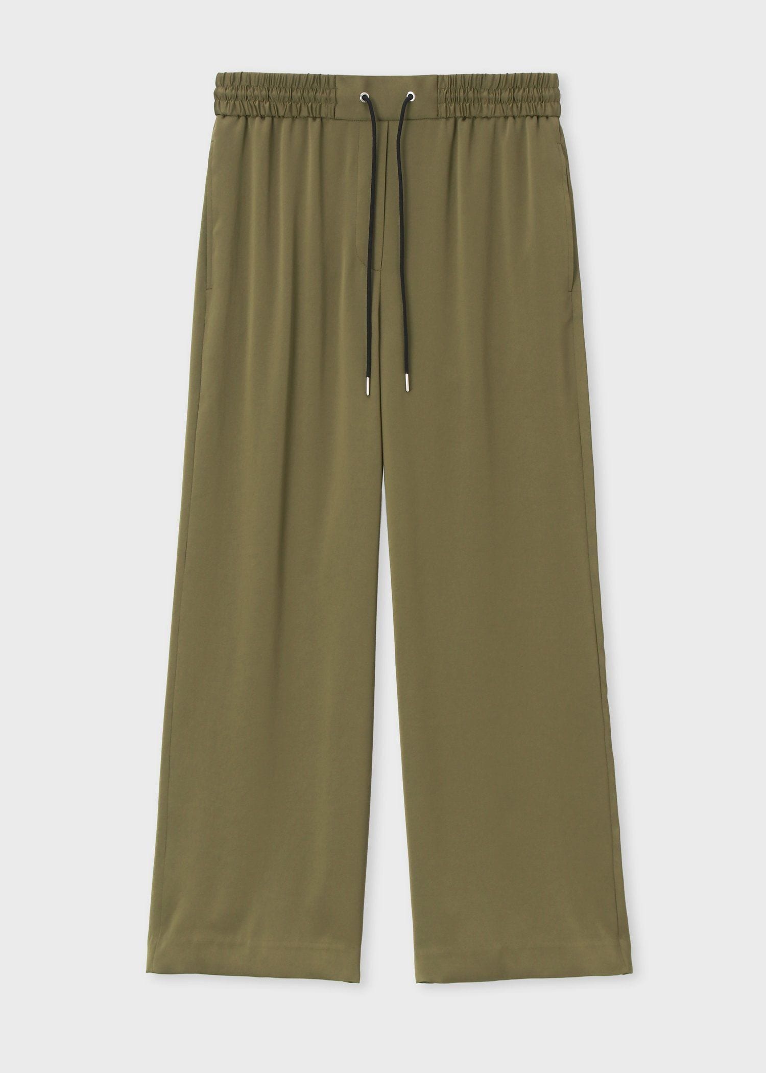 ウィメンズ サテン ストレートパンツ