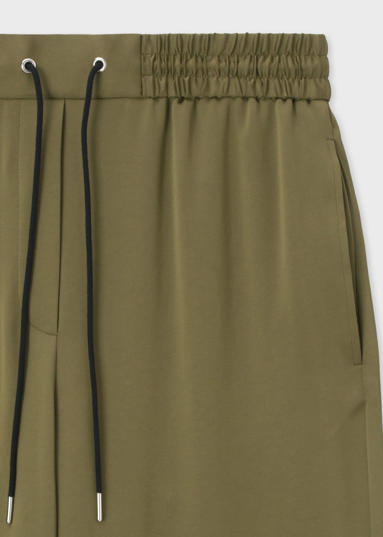 ウィメンズ サテン ストレートパンツ