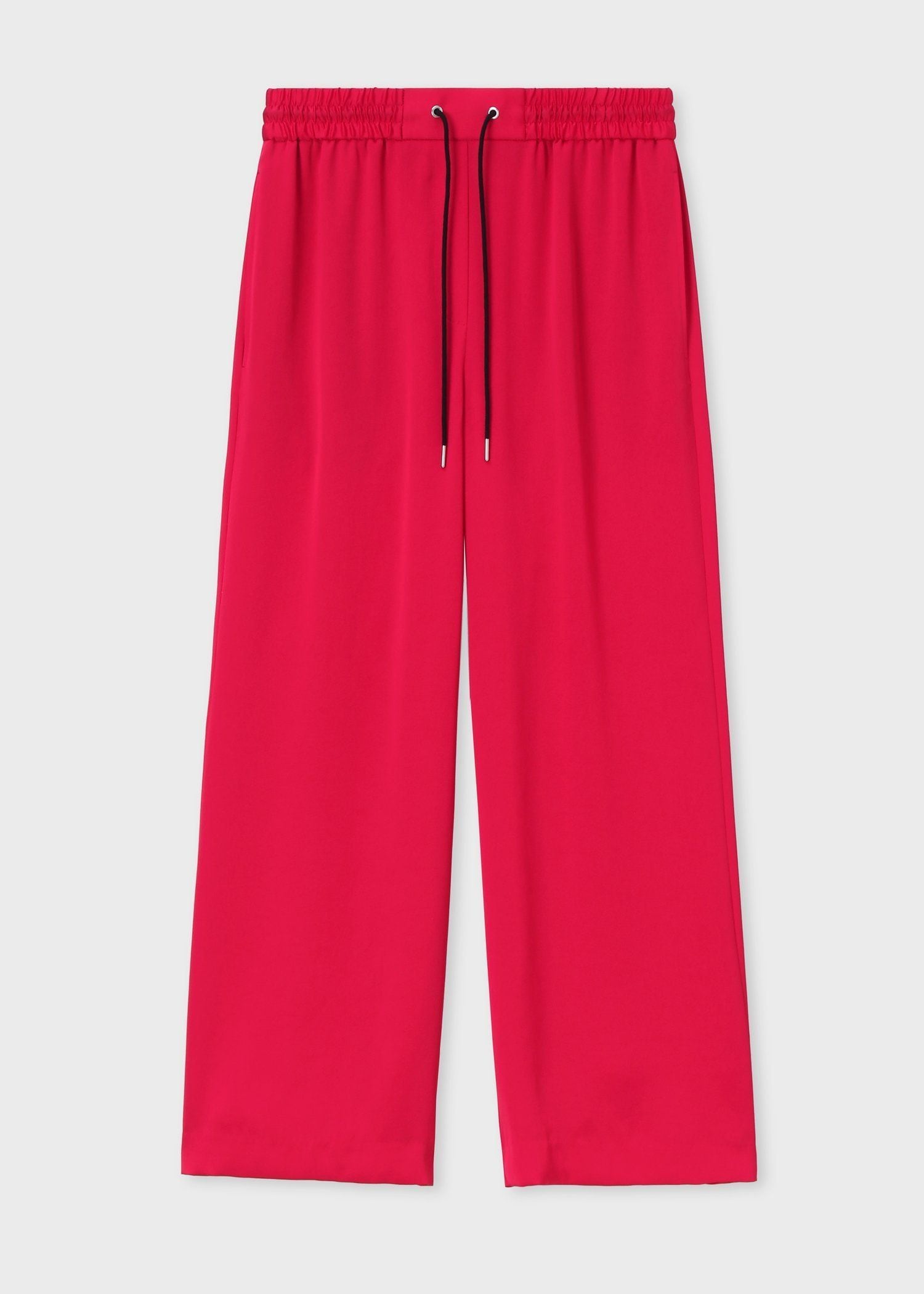 ウィメンズ サテン ストレートパンツ