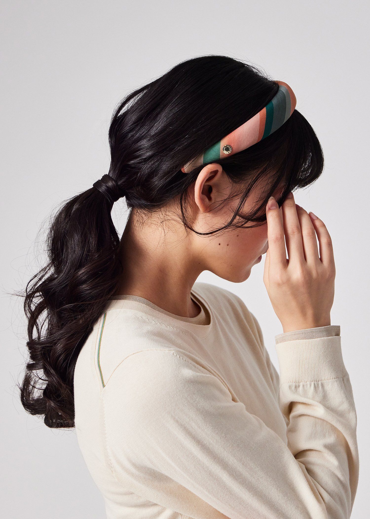 ウィメンズ "Swirl"プリント カチューシャ