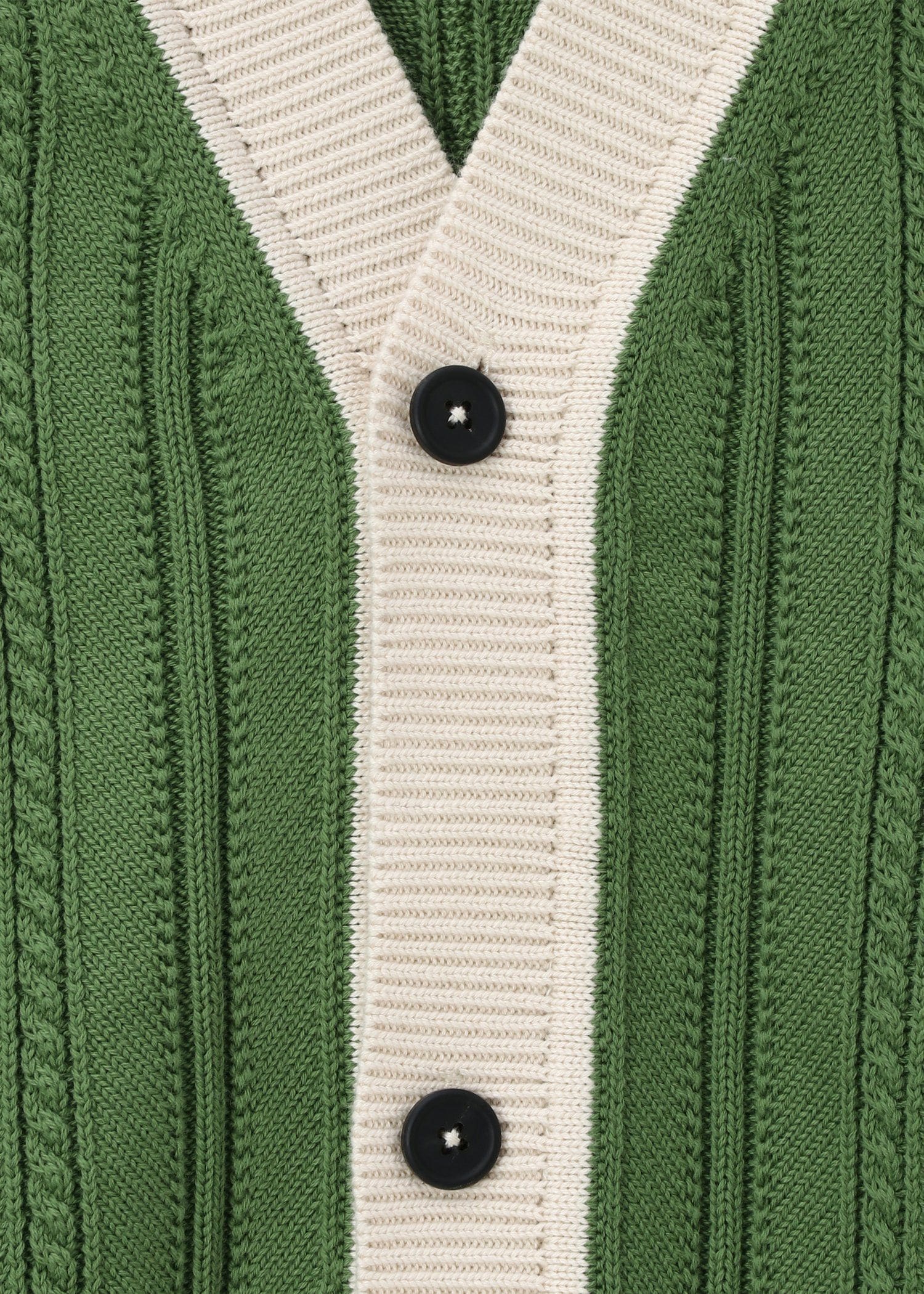 コットン チルデンニット カーディガン