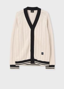 コットン チルデンニット カーディガン