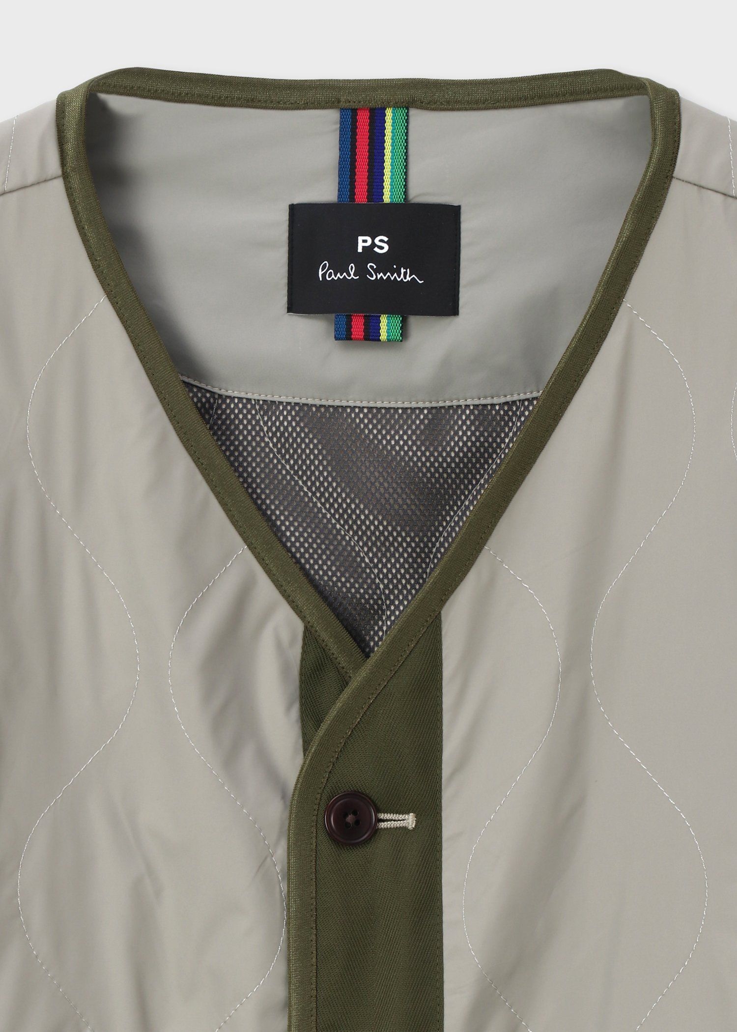 ミリタリーナイロン ノーカラーブルゾン ｜ポール・スミス