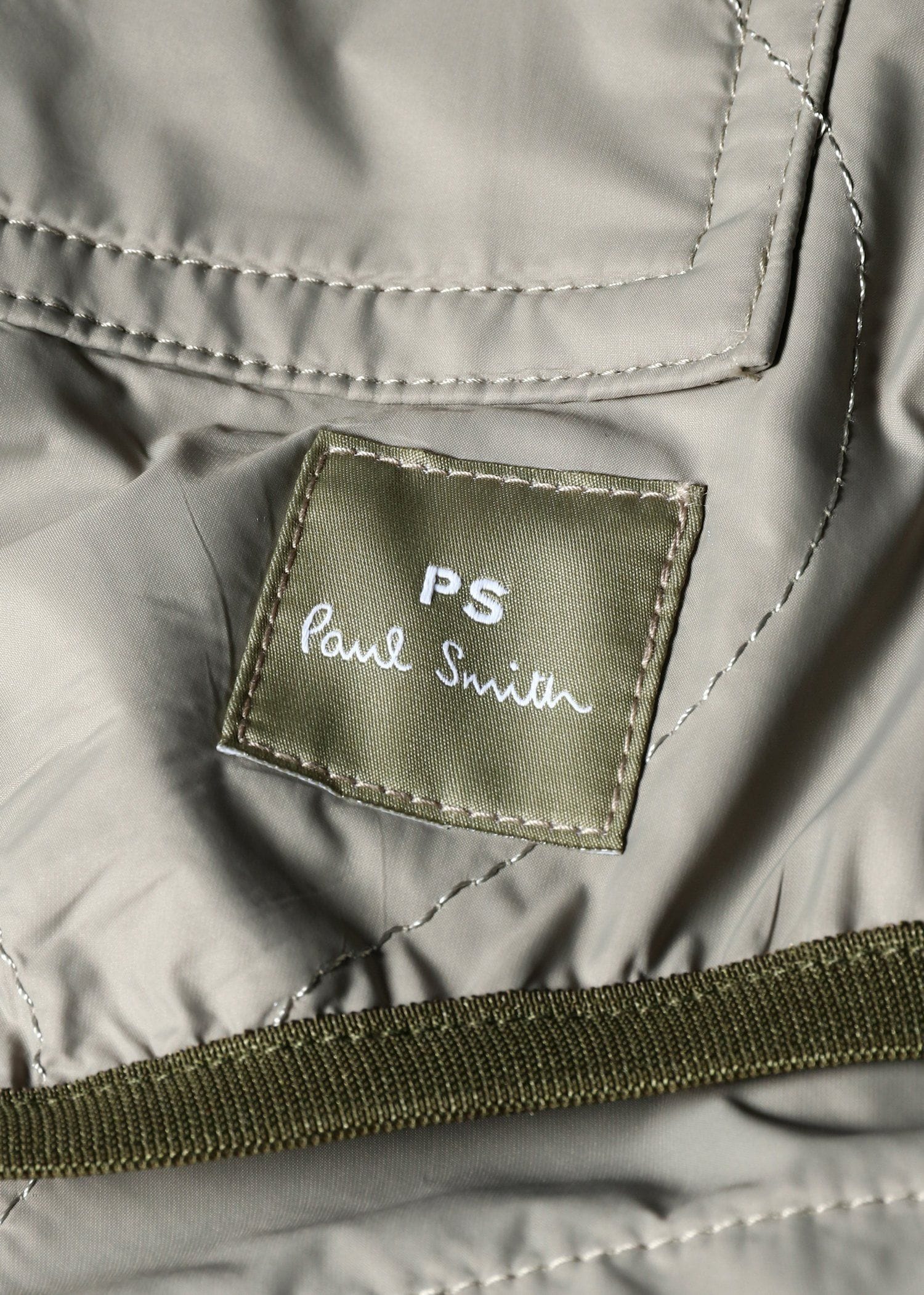 ミリタリーナイロン ノーカラーブルゾン ｜ポール・スミス