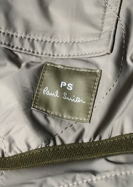 ミリタリーナイロン ノーカラーブルゾン ｜ポール・スミス