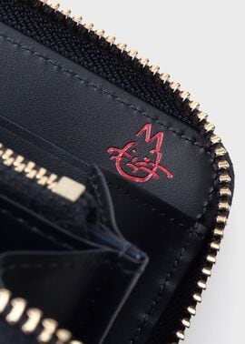 贈り物に！ポールスミス　キャットドゥードゥルラウンドジップ長財布 Paul Smith（ポール・スミス） 二つ折り 財布 ラウンドファスナー