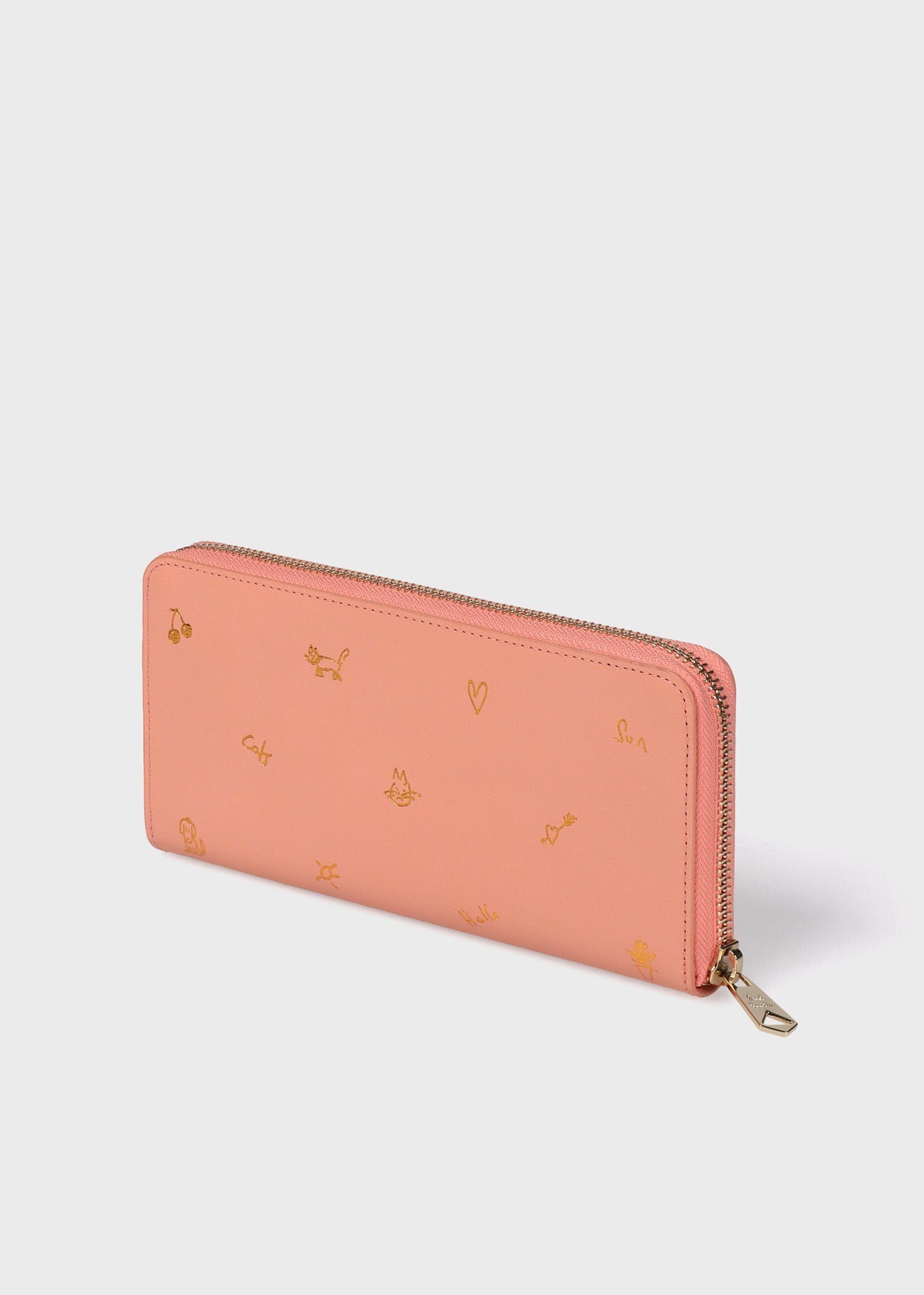 カラードゥードゥル ラウンドジップ 長財布