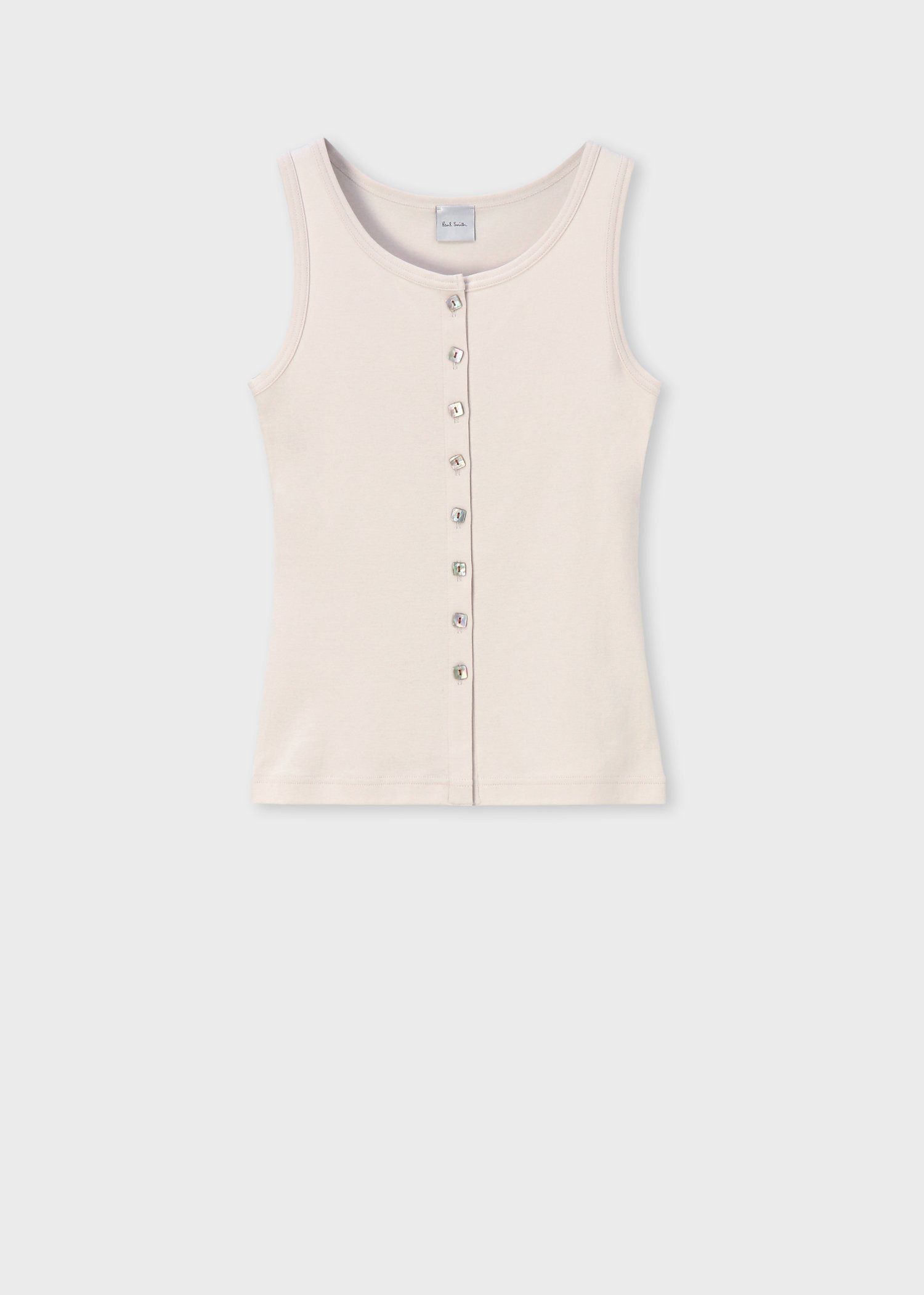 ウィメンズ スクエアボタン タンクトップ