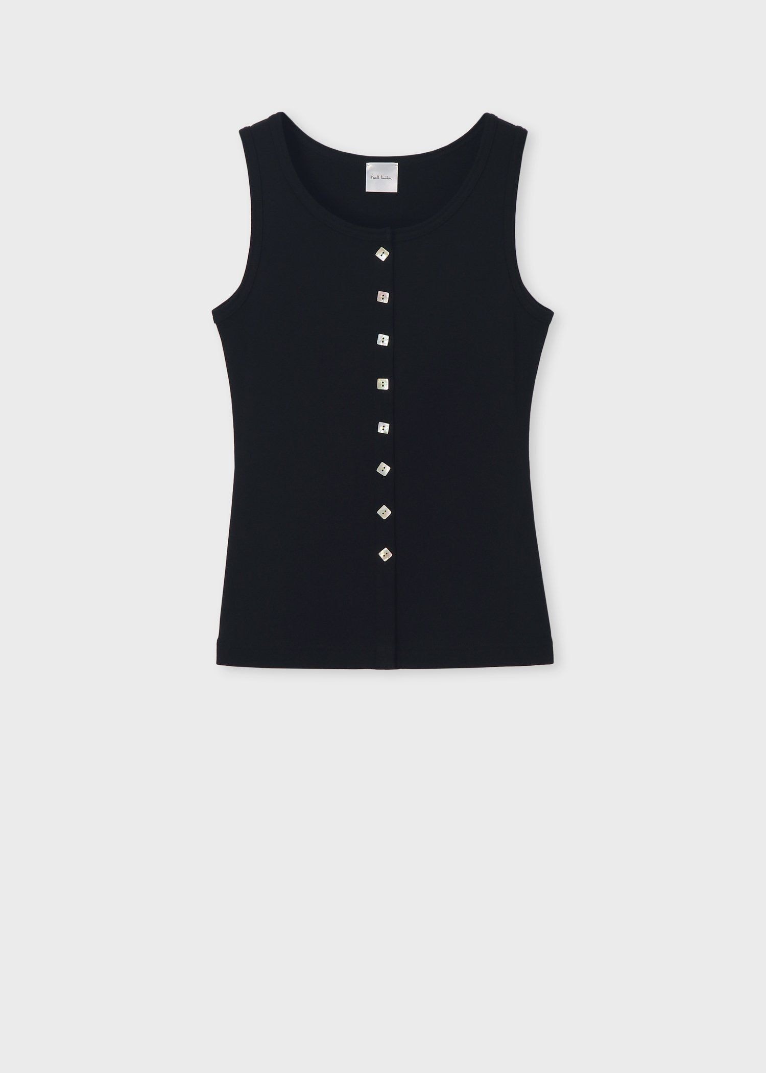 ウィメンズ スクエアボタン タンクトップ