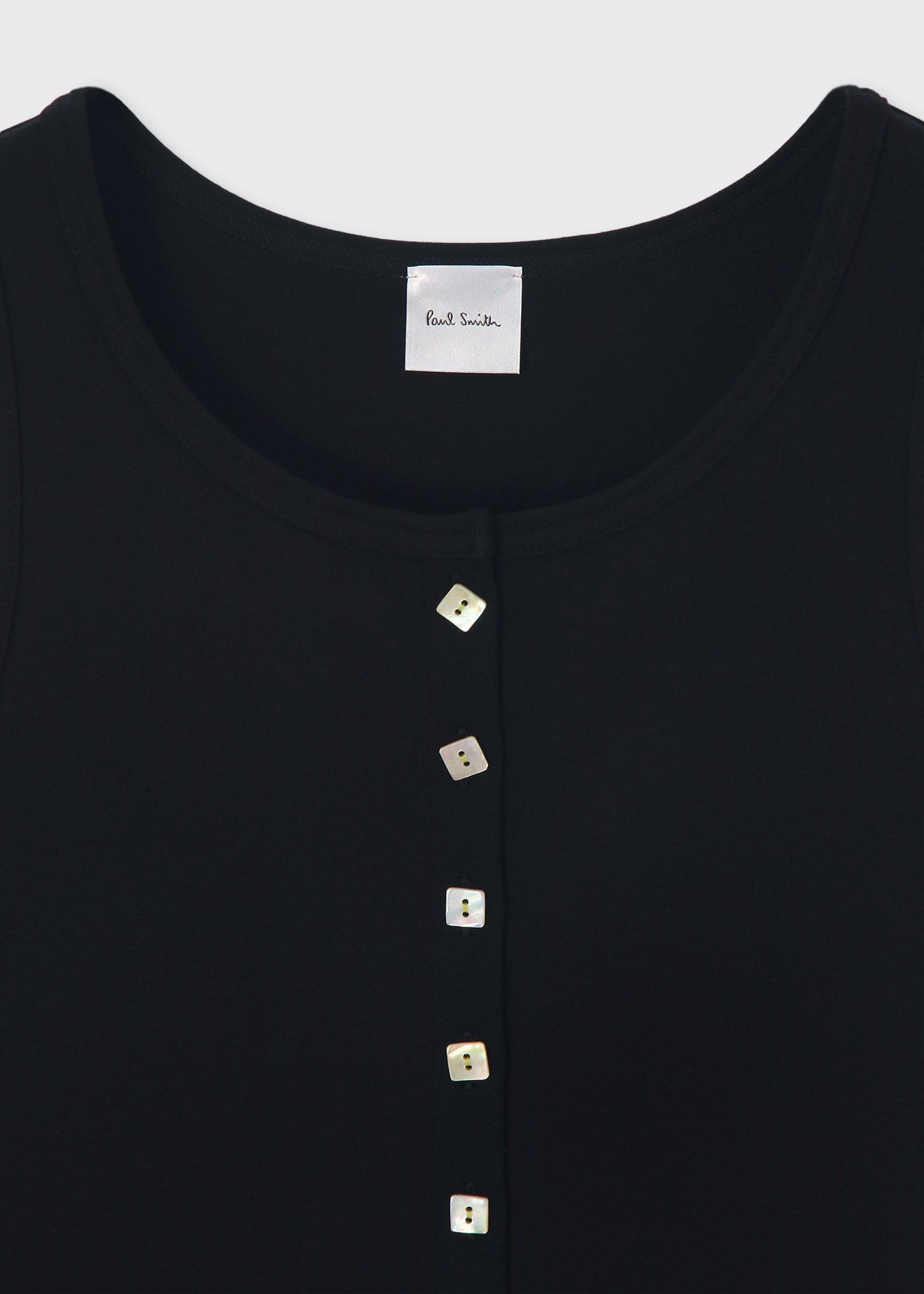 ウィメンズ スクエアボタン タンクトップ