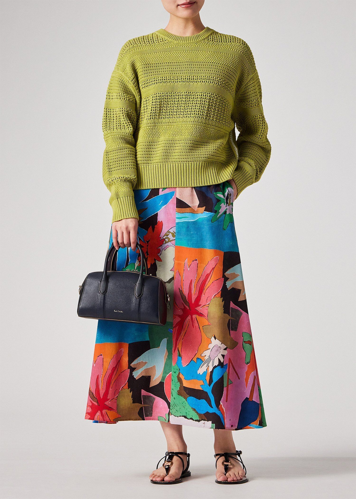 カラーミックスボストンバッグ