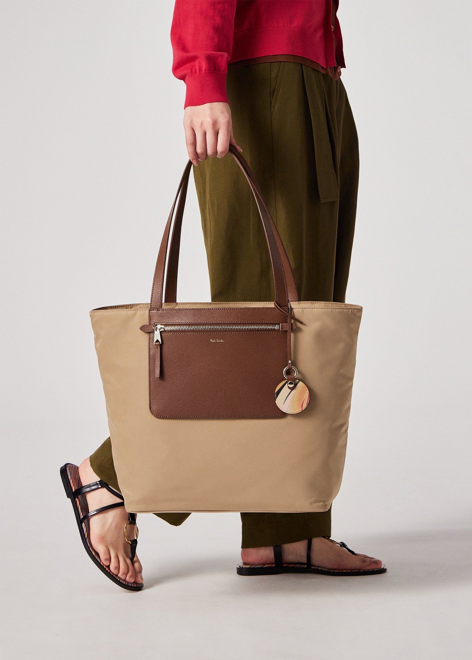 モダンナイロン トートバッグ