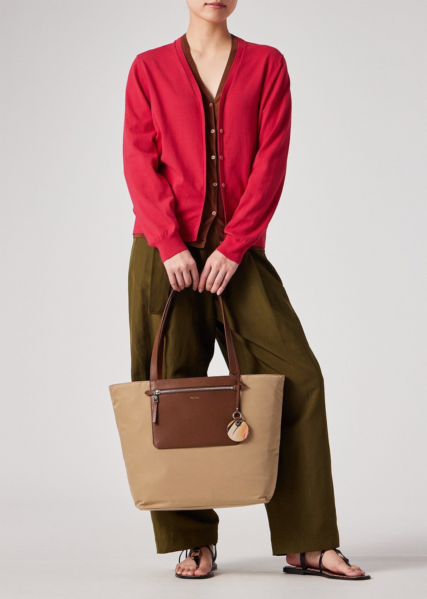 モダンナイロン トートバッグ