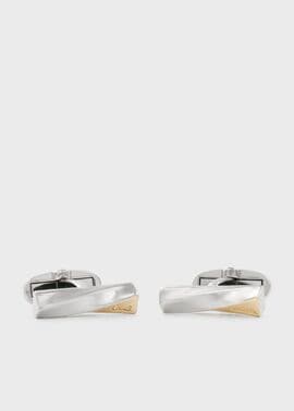 ゴールド ツイストコンビ カフス