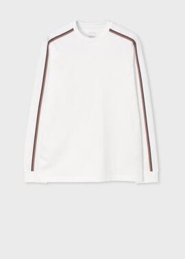 シグネチャーストライプテープ 長袖Tシャツ