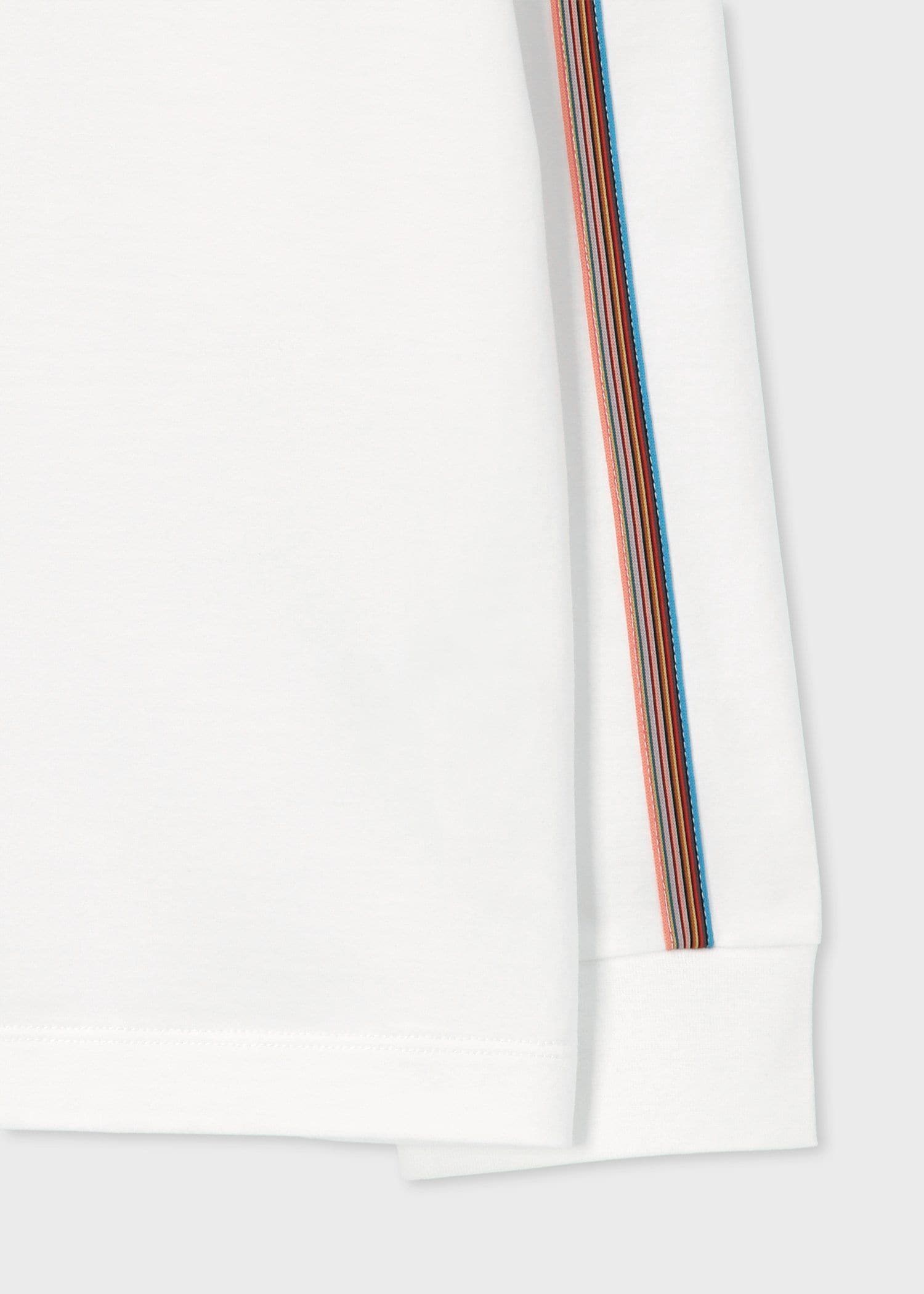 シグネチャーストライプテープ 長袖Tシャツ