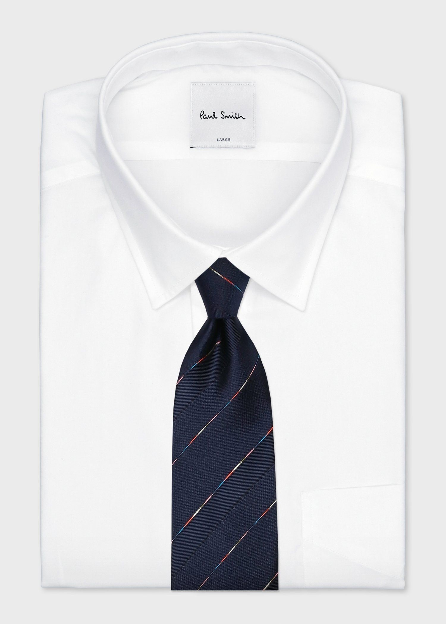 マルチストライプコード レジメンタルタイ