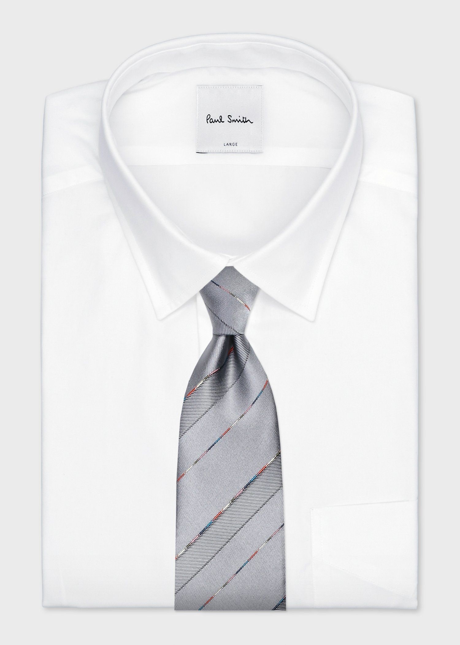 マルチストライプコード レジメンタルタイ