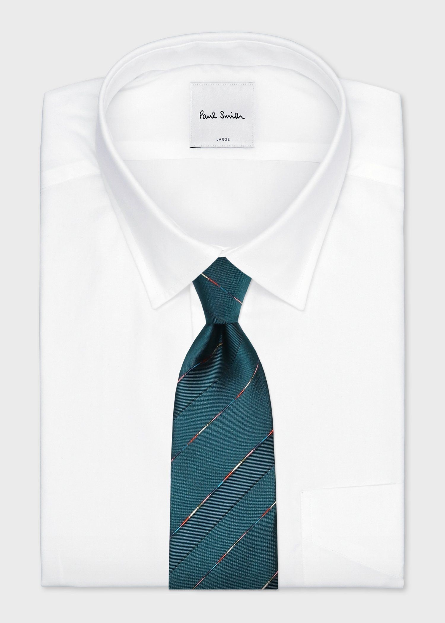 マルチストライプコード レジメンタルタイ