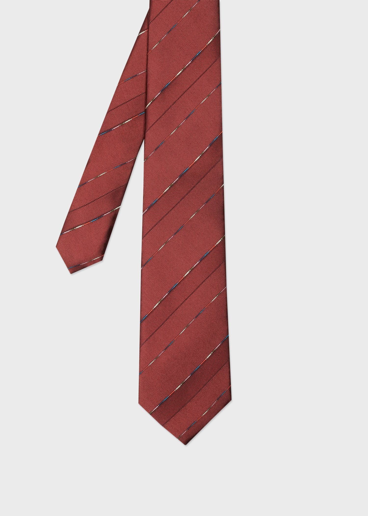 マルチストライプコード レジメンタルタイ