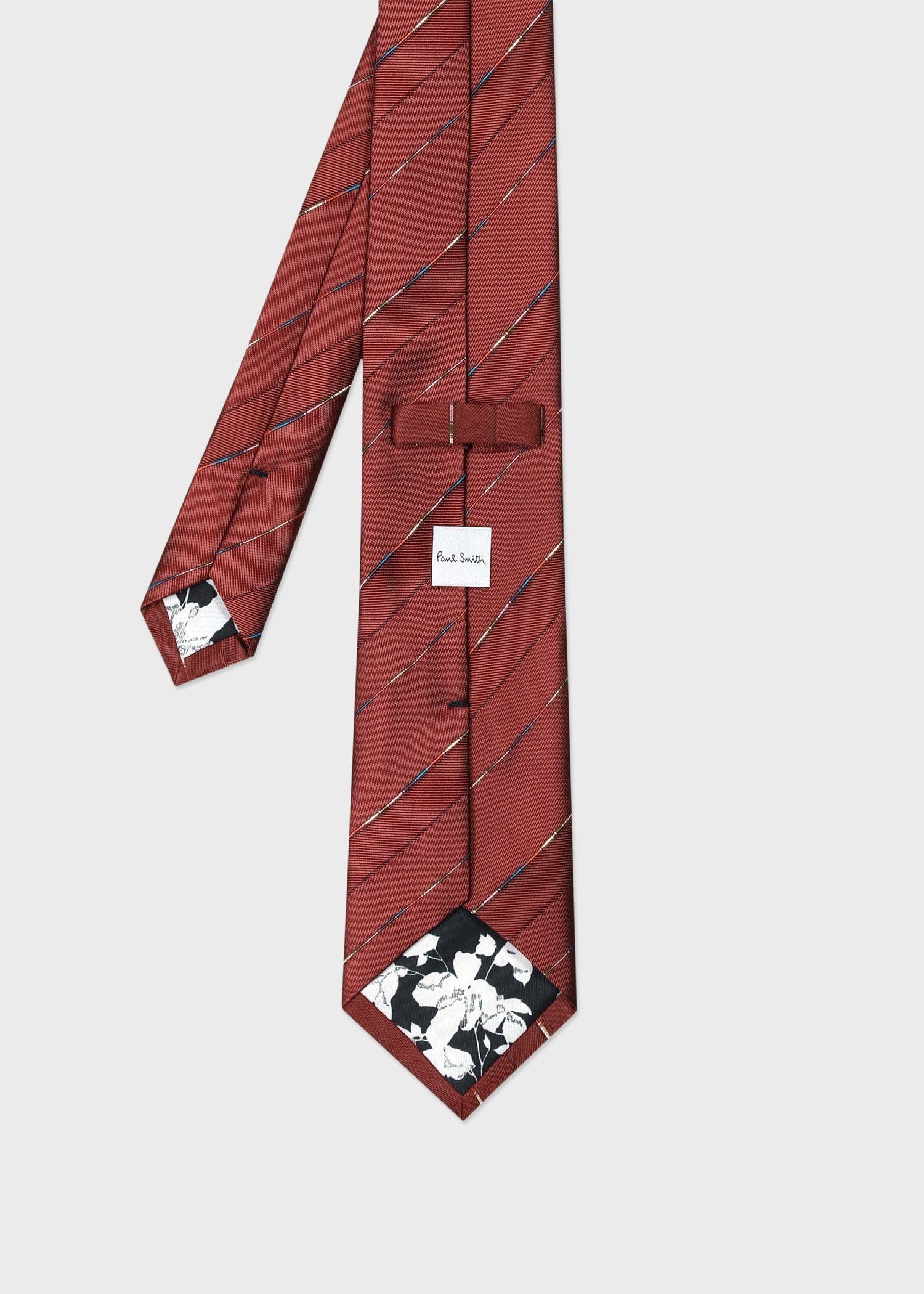 マルチストライプコード レジメンタルタイ