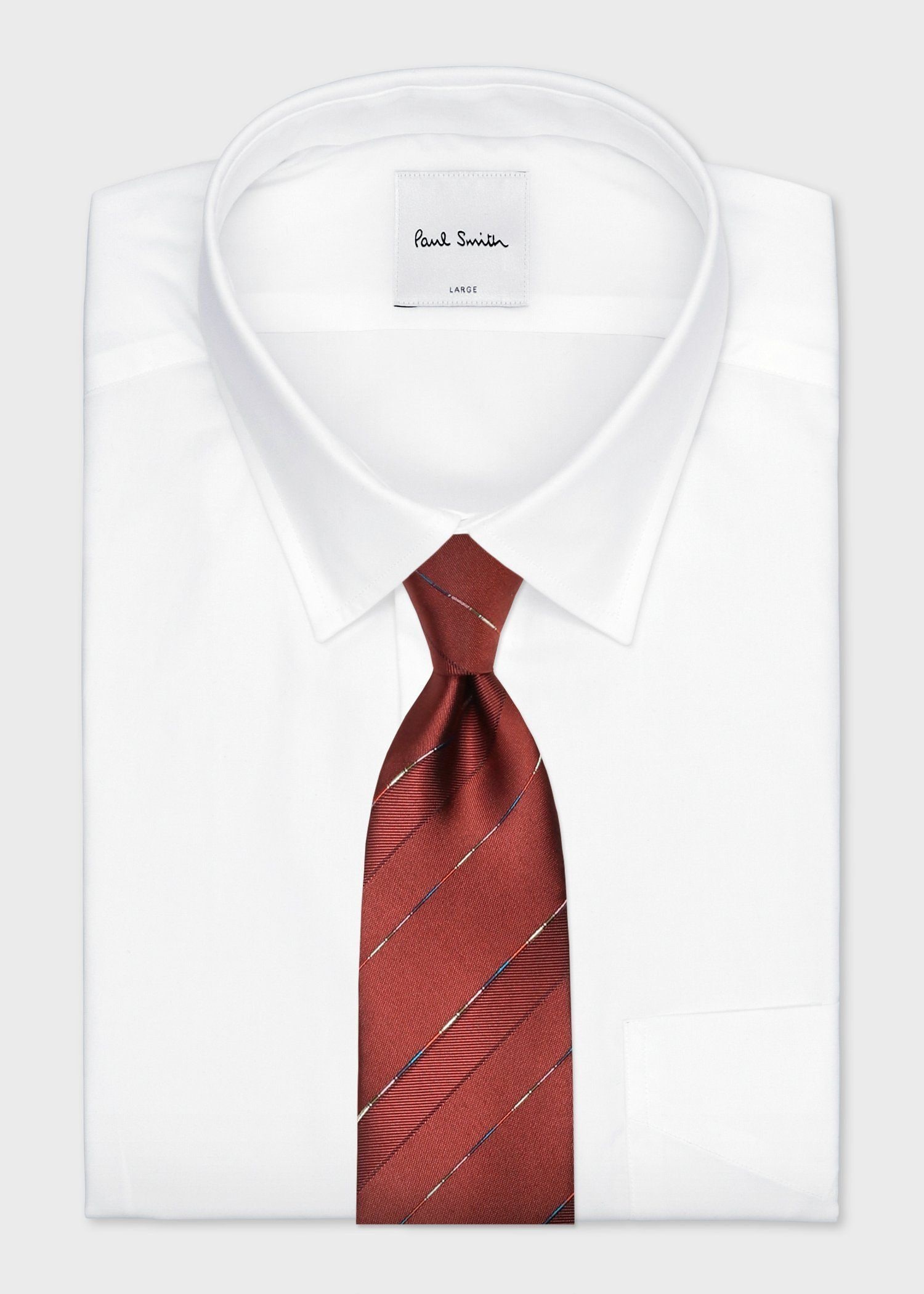 マルチストライプコード レジメンタルタイ