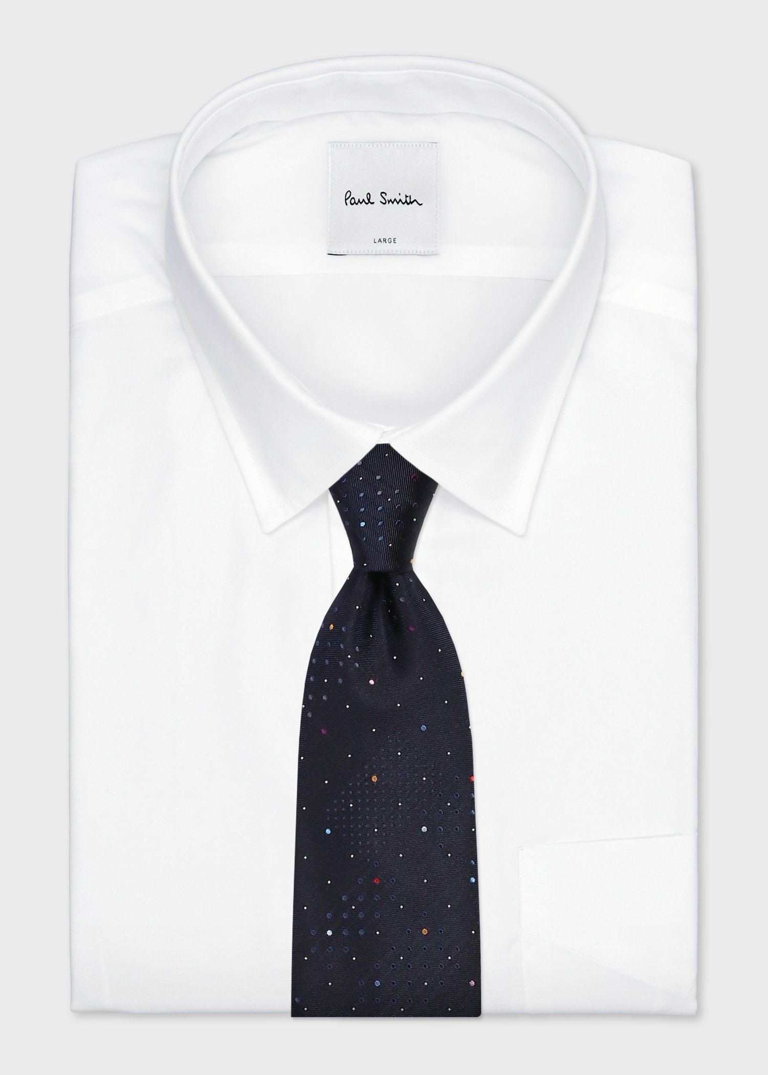 マルチカラードット オーバーチェック タイ