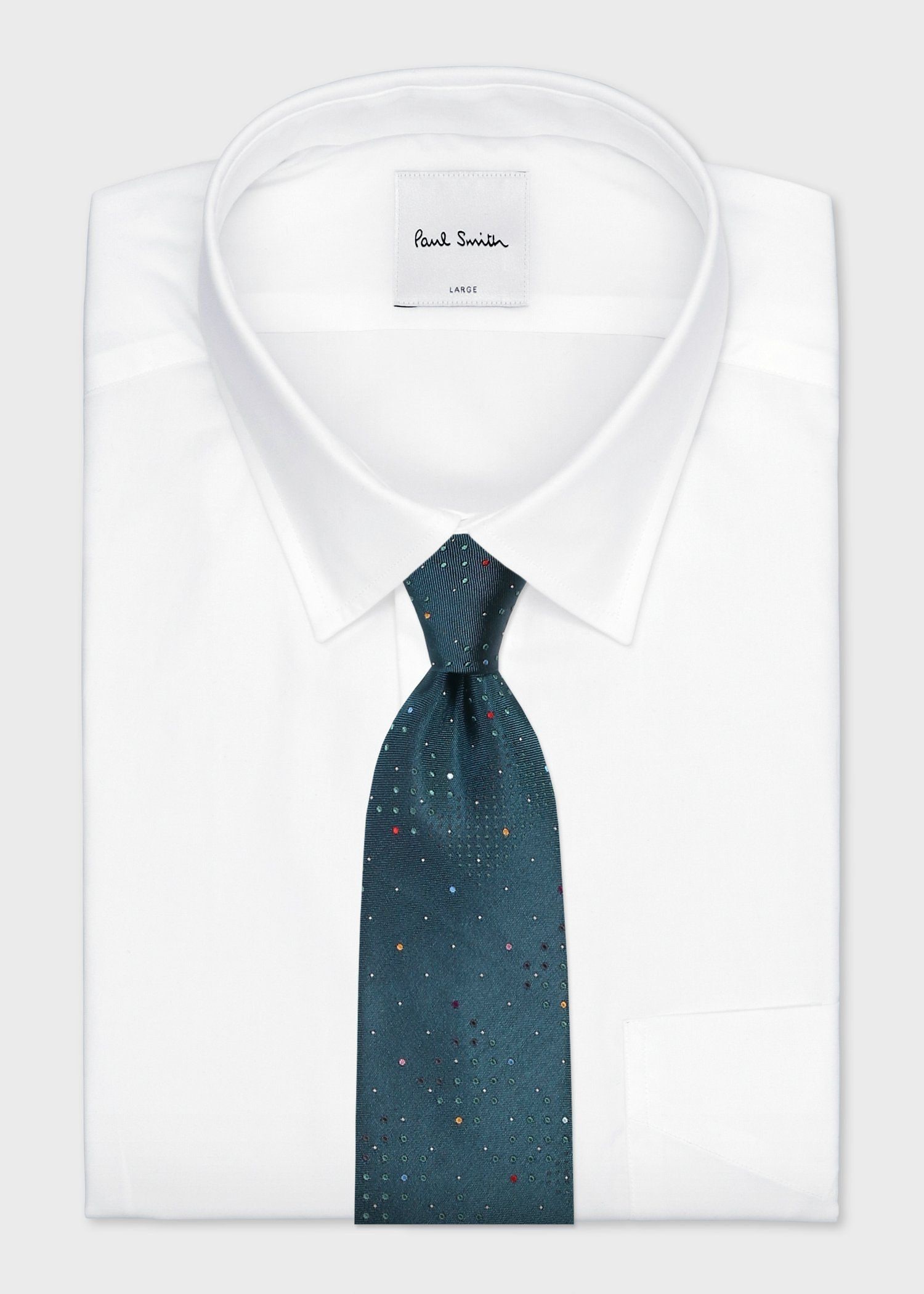 マルチカラードット オーバーチェック タイ