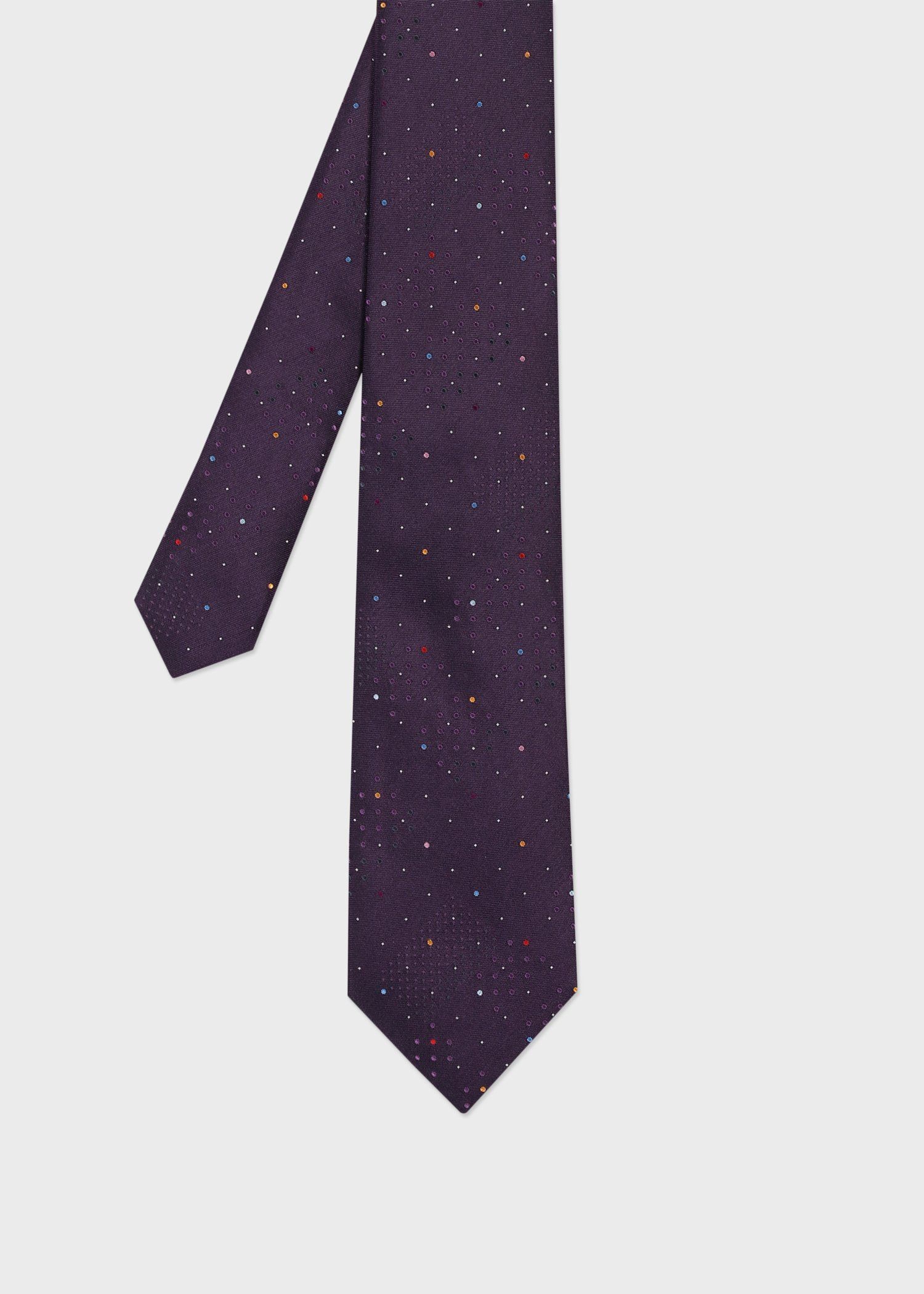 マルチカラードット オーバーチェック タイ