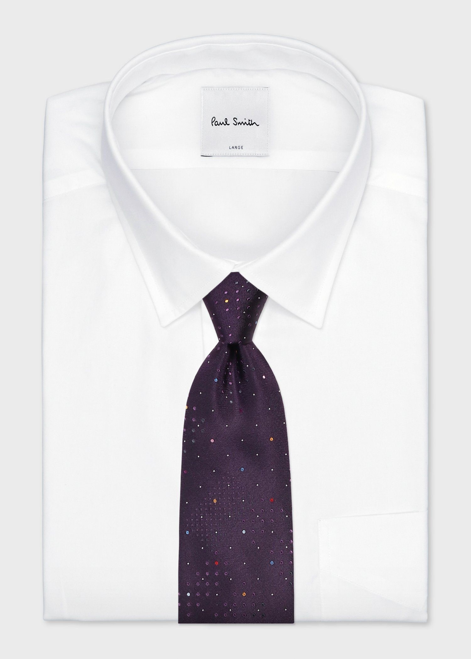 マルチカラードット オーバーチェック タイ