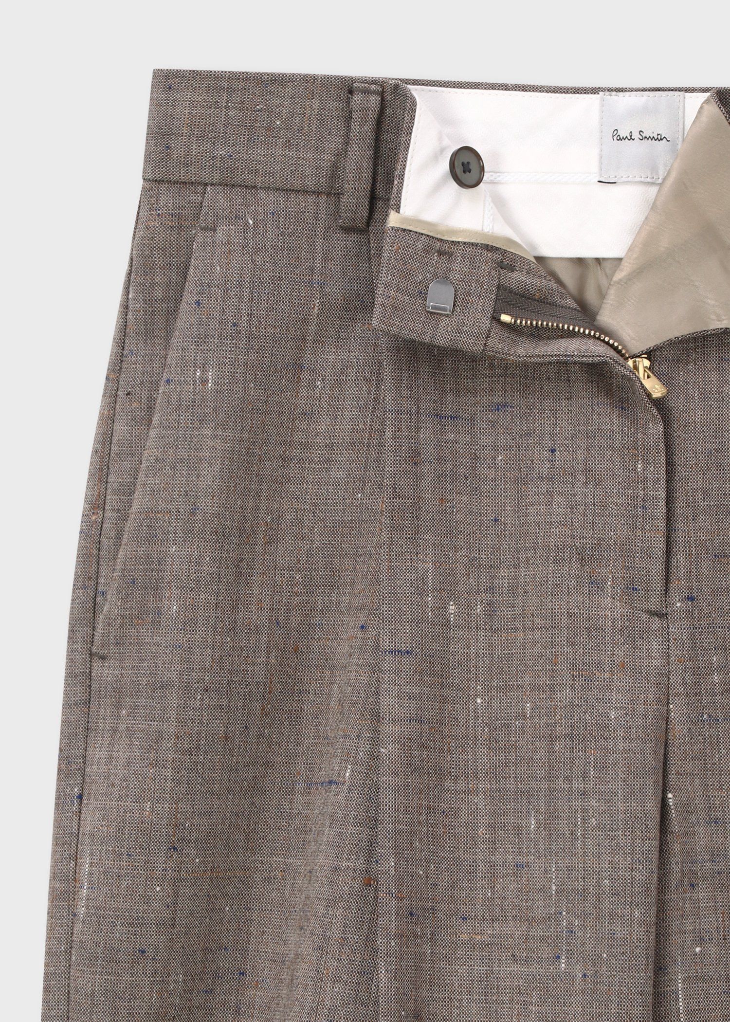 ウィメンズ カラーネップ ワイドパンツ