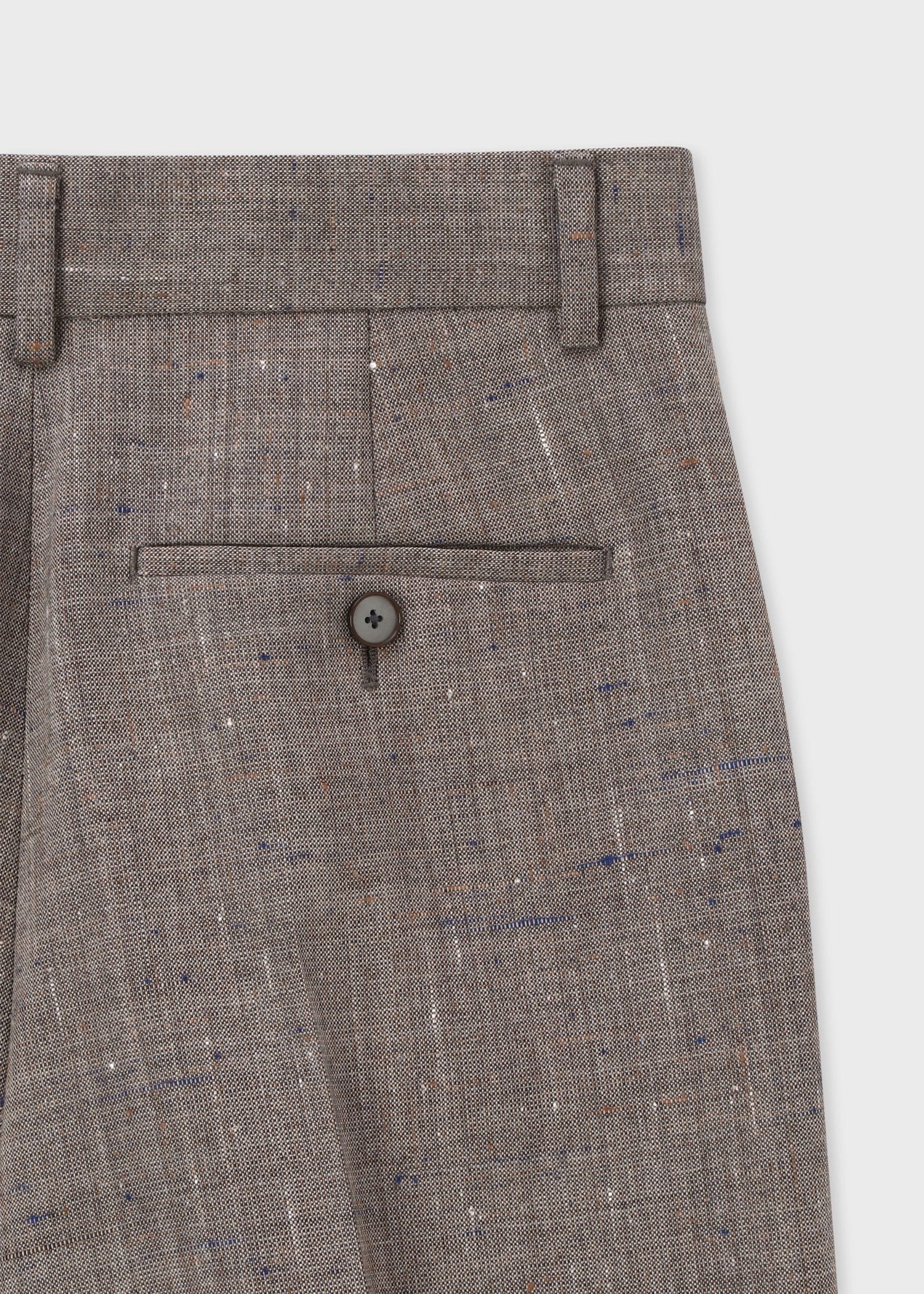 ウィメンズ カラーネップ ワイドパンツ