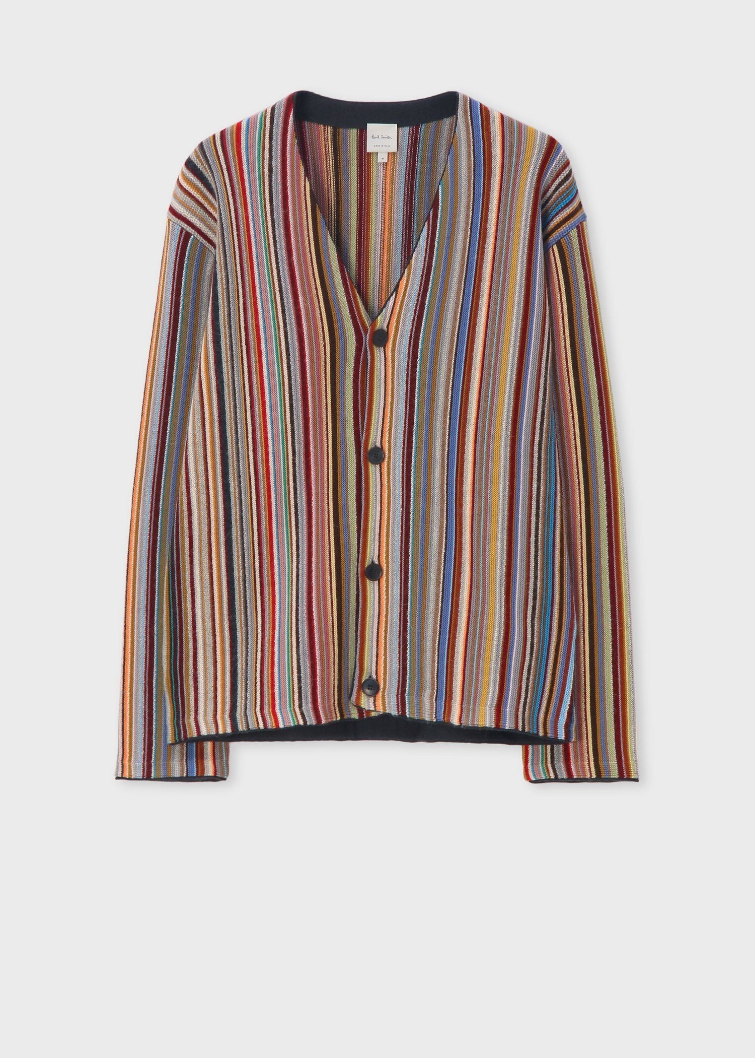 "Signature Stripe" カーディガン