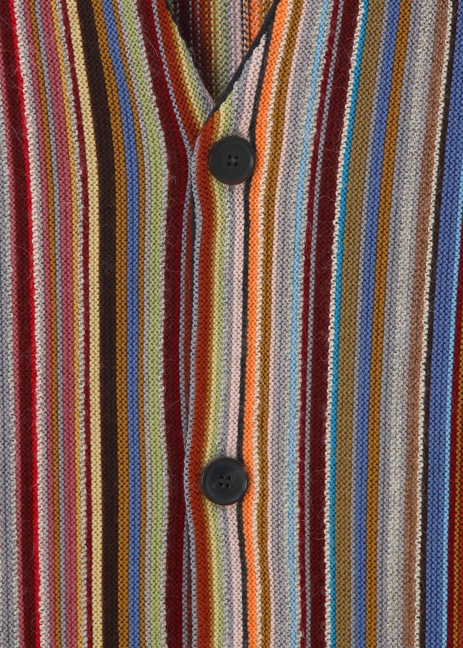 "Signature Stripe" カーディガン