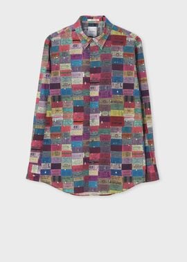 "TICKETS" カジュアルシャツ