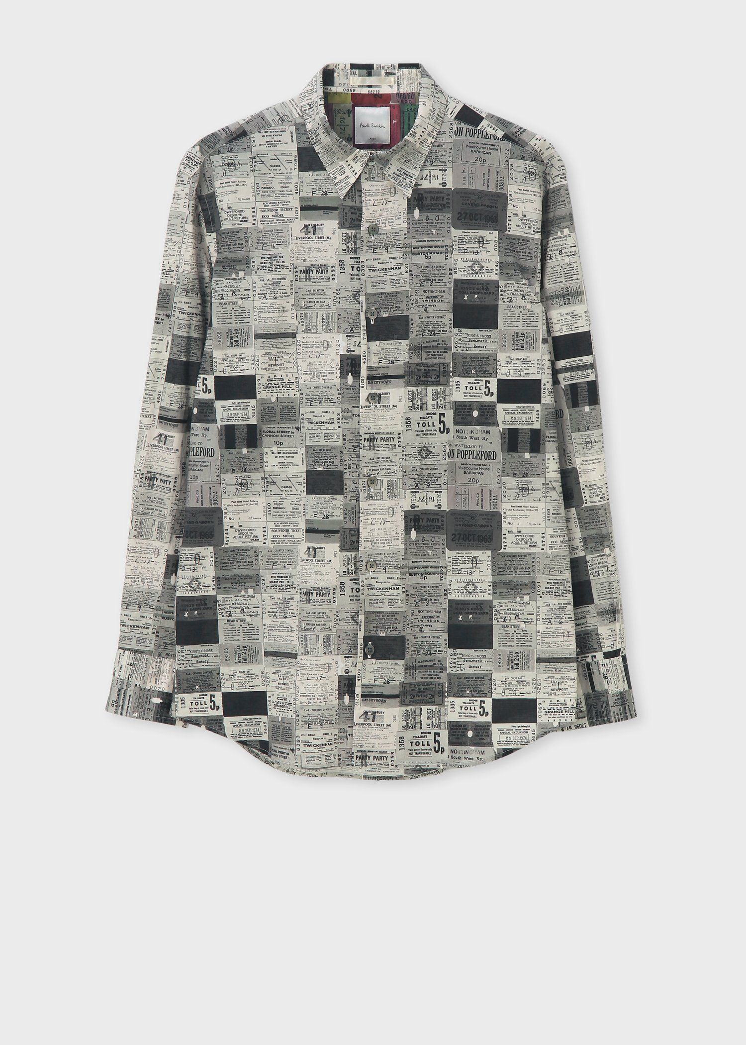"TICKETS" カジュアルシャツ