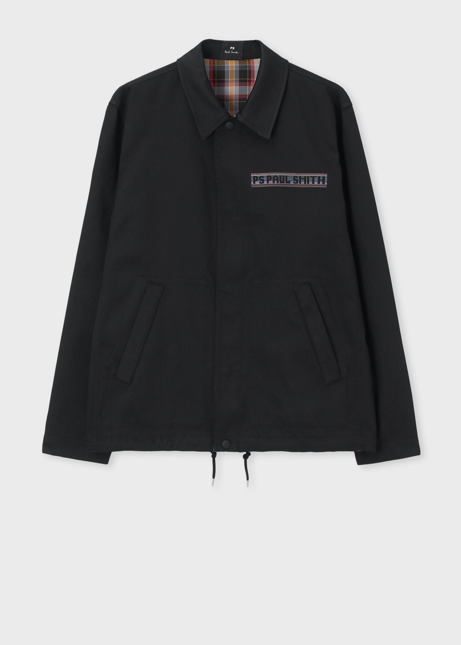 リバーシブルチェック コーチジャケット